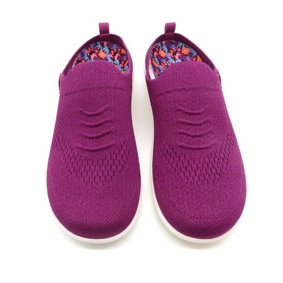 Revitalign Women's Purple Slip-On Shoes Floral Insole Cushioned 9.5 NEW - Picture 2 of 8